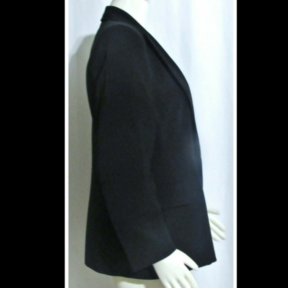 NEW KASPER Black Fully Lined Blazer Jacket 10 - Picture 3 of 4